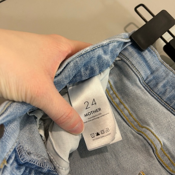MOTHER Denim The insider crop Jean in color Outerspace - Picture 8 of 9